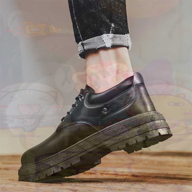 Home Gym Old School - Dark Natural Leather Fashion Trainers Tennis