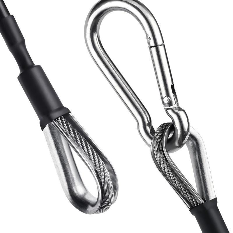 Home Gym Cable Machine - 1/2Pcs Gym Cable Extension Compatible with