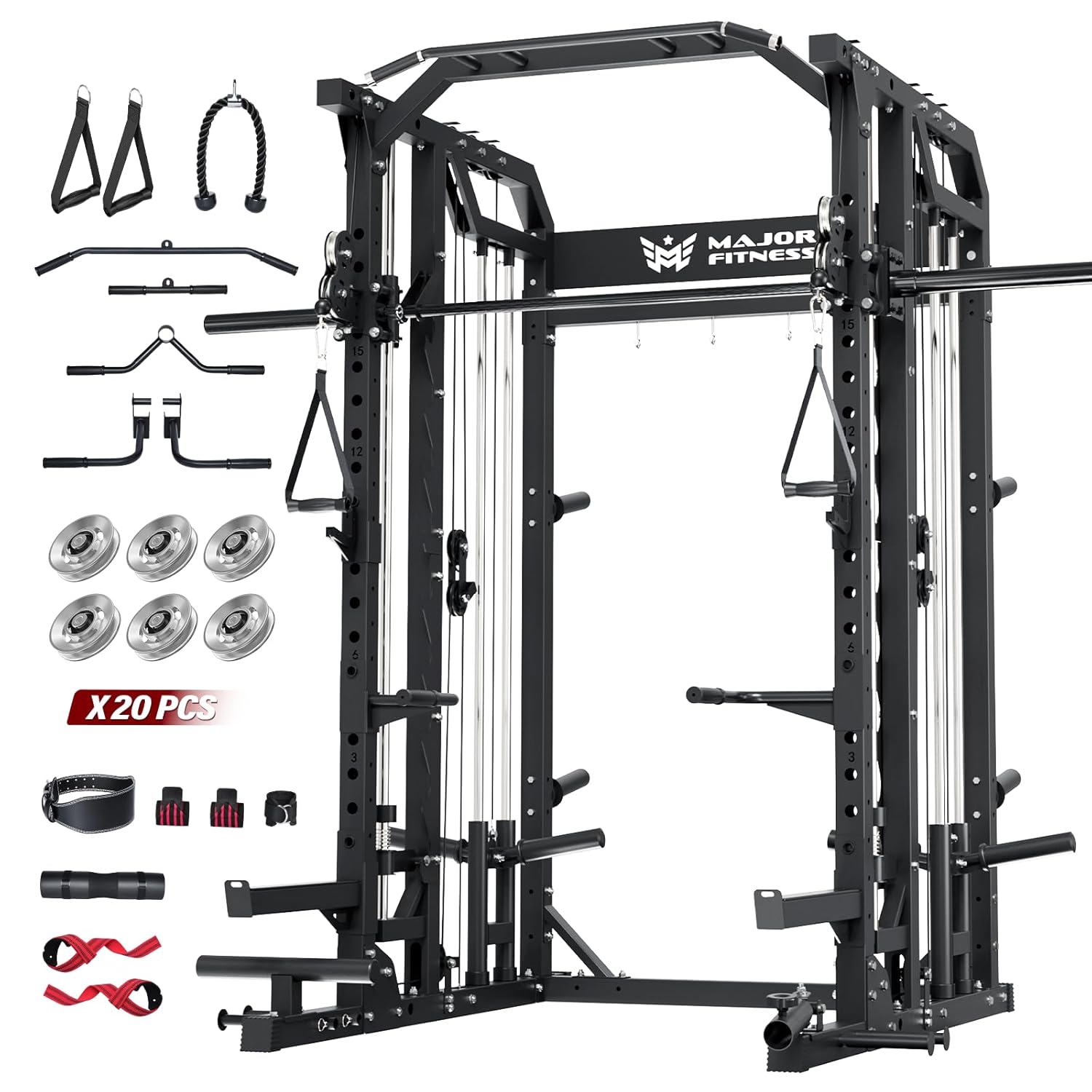 Home Gym Cable Machine - Smith Machine Home Gym Squat Rack