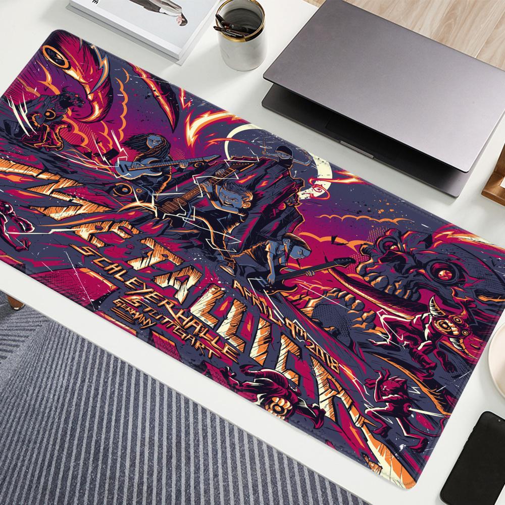Home Gym Xxl - Band M-Metallicaes Mouse Pad 90x40CM Non-slip