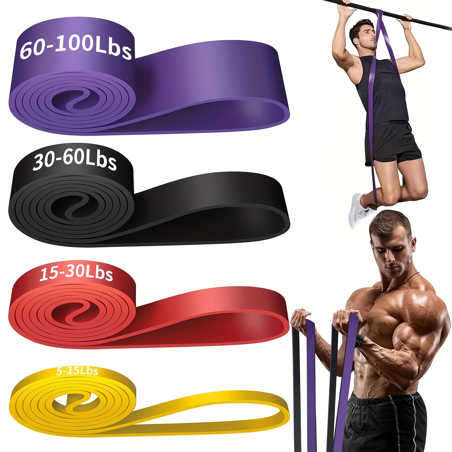 Resistance Band Heavy - ​​1pc Stackable Heavy Tension TPE Resistance