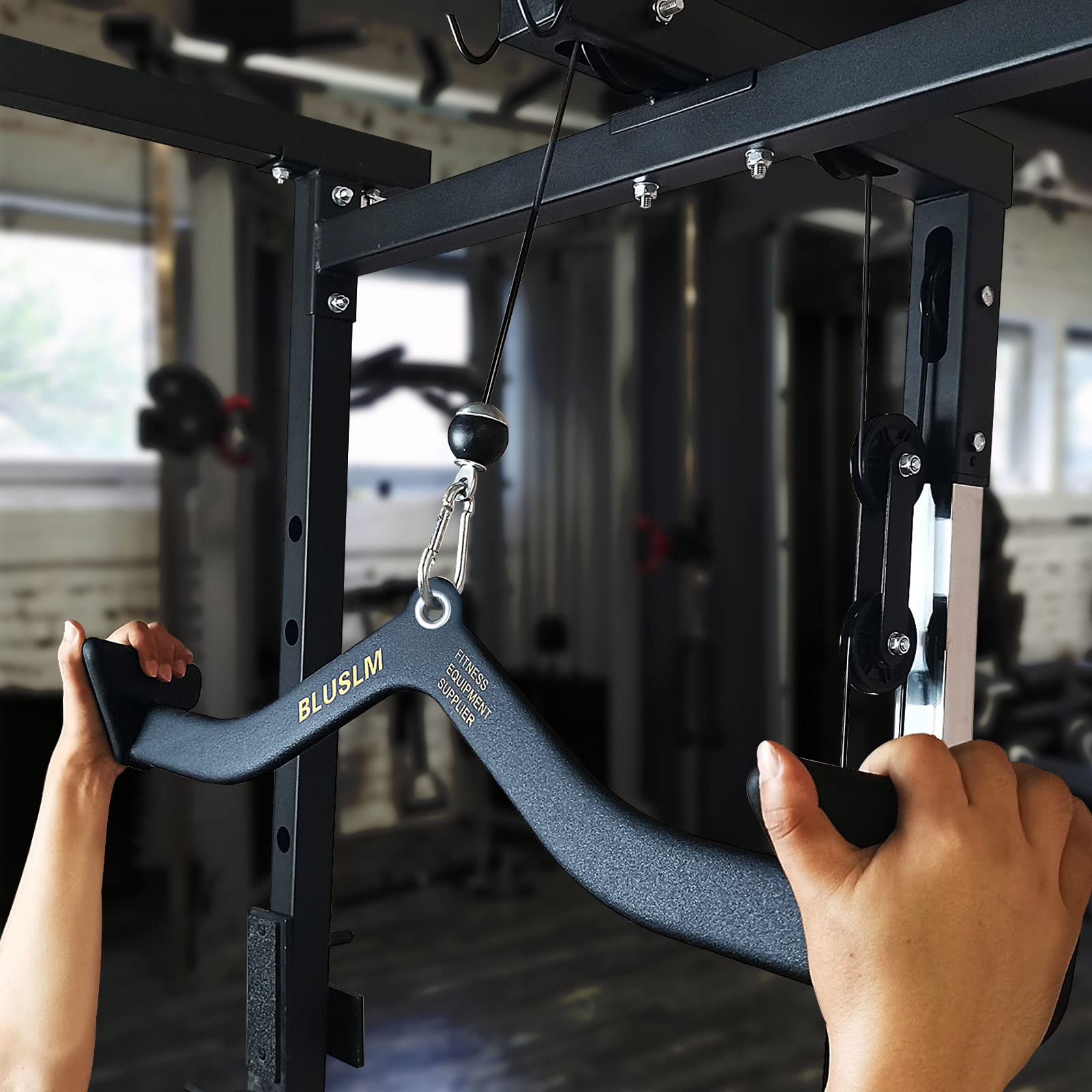 Home Gym Fitness Lat Pull Down - Home Gym Cable Machine ulasan dan harga