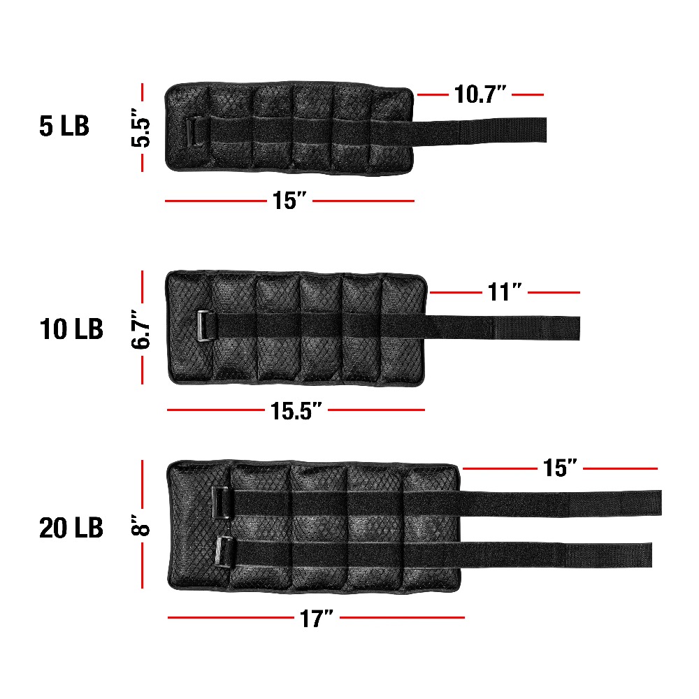 Adjustable Wrist Weights Ankle - Home Gym Total Fitness ulasan dan harga