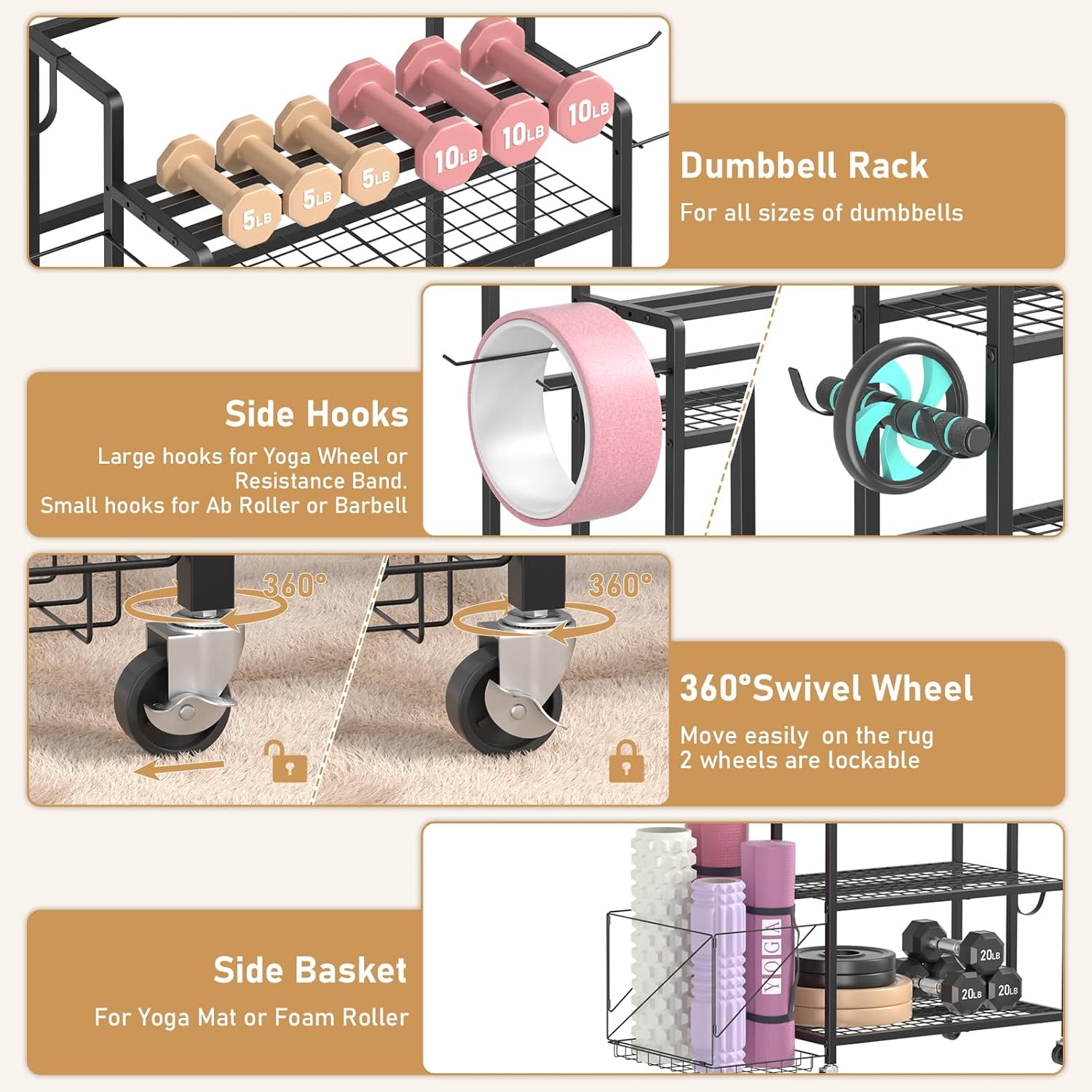 Home Gym Storage, No Material  - Home Gym Workout ulasan dan harga