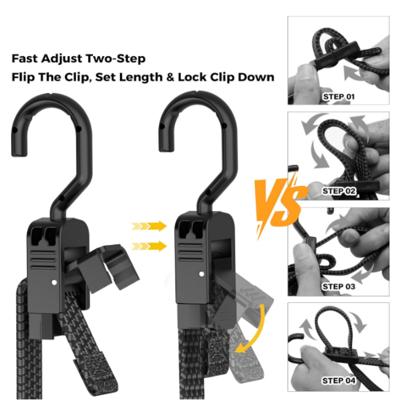 Bungee Cords with Metal Hooks  - Resistance Band Heavy ulasan dan harga
