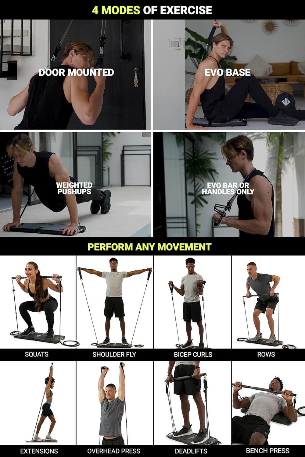 All-in-One Portable Home Gym:  - Home Gym Workout ulasan dan harga