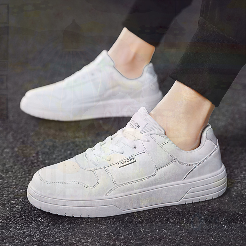 With Ties PU Leather Shoes 41  - Home Gym Old School ulasan dan harga