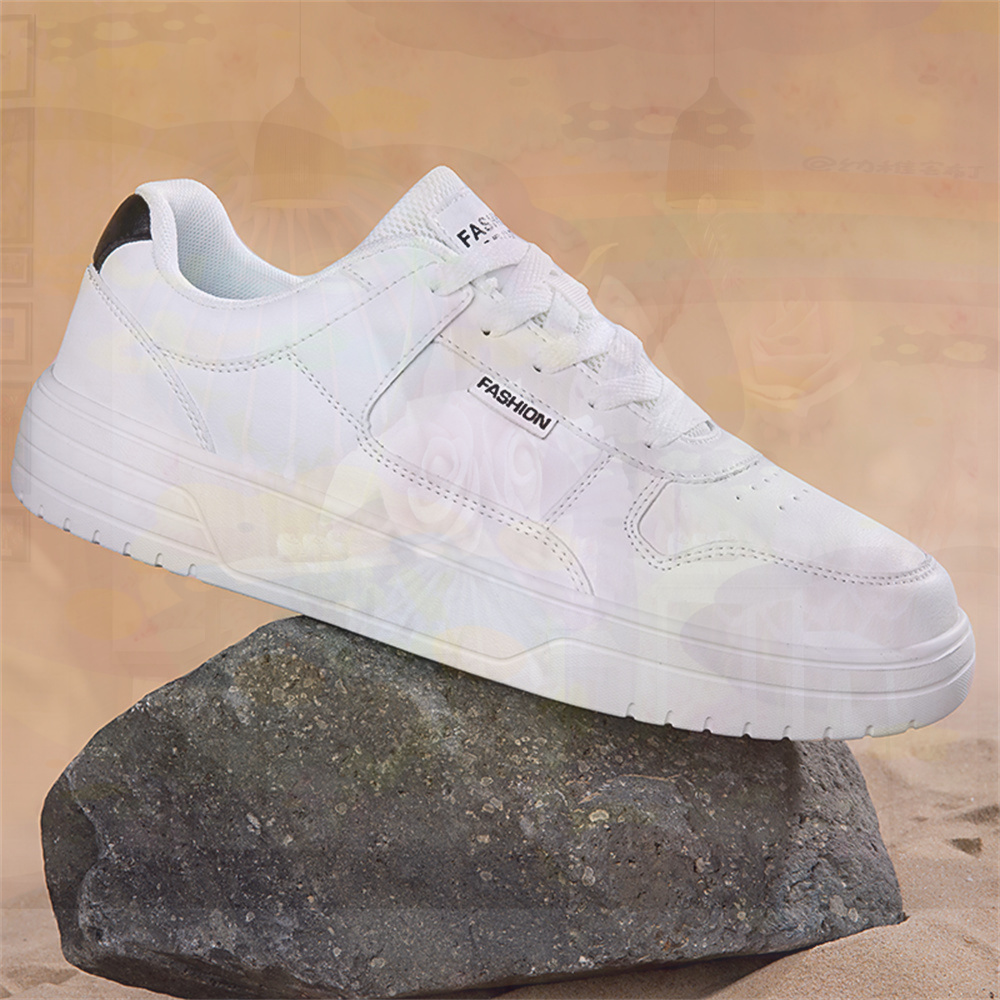 With Ties PU Leather Shoes 41  - Home Gym Old School ulasan dan harga