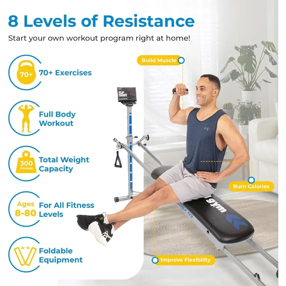 .APEX Versatile Indoor Home Gy - Home Gym Total Fitness ulasan dan harga