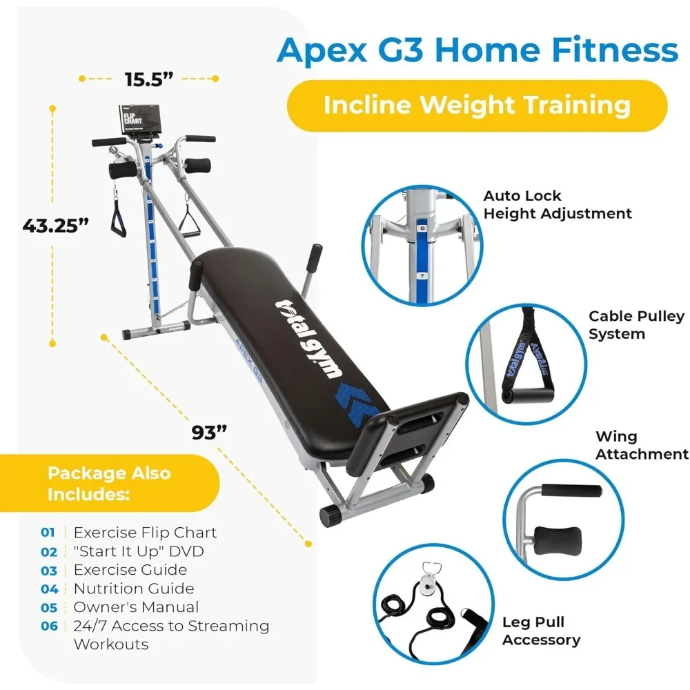 .APEX Versatile Indoor Home Gy - Home Gym Total Fitness ulasan dan harga