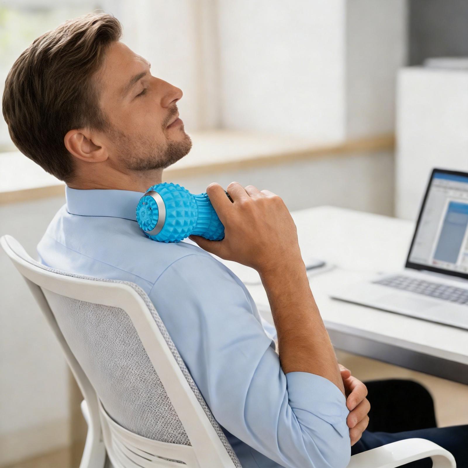Vibrating Massage Roller Neck  - Home Gym Yoga ulasan dan harga