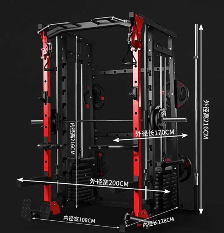Heavy Duty All-in-One Smith Ma - Home Gym Cable Machine ulasan dan harga