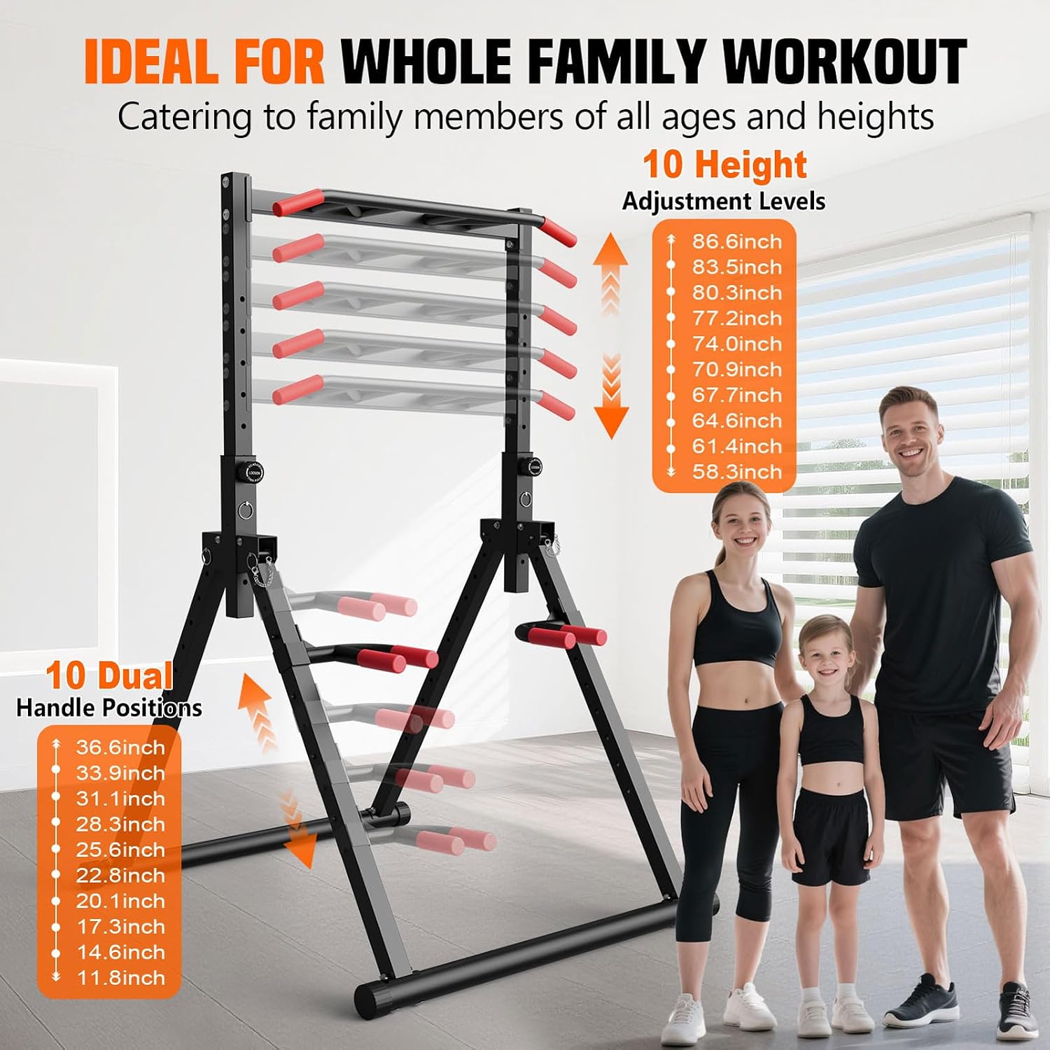 Foldable Power Tower Dip Stati - Home Gym Workout ulasan dan harga
