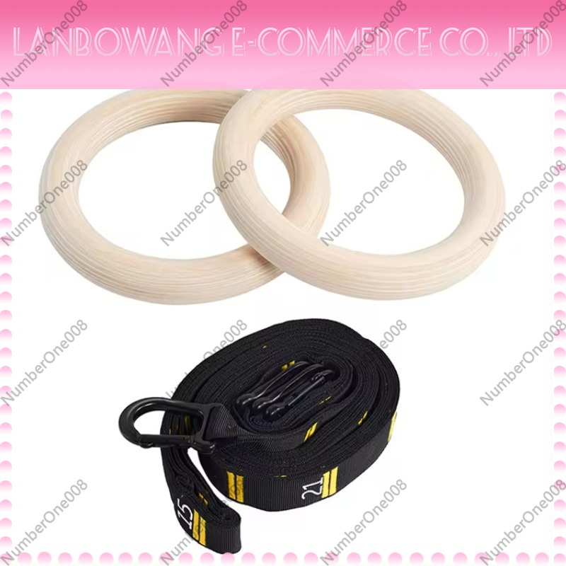 Solid Birch Wood Gymnastic Rin - Home Gym Set ulasan dan harga