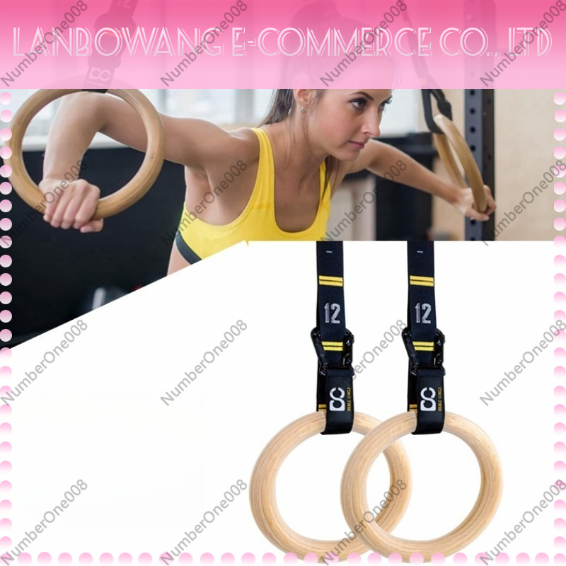 Solid Birch Wood Gymnastic Rin - Home Gym Set ulasan dan harga