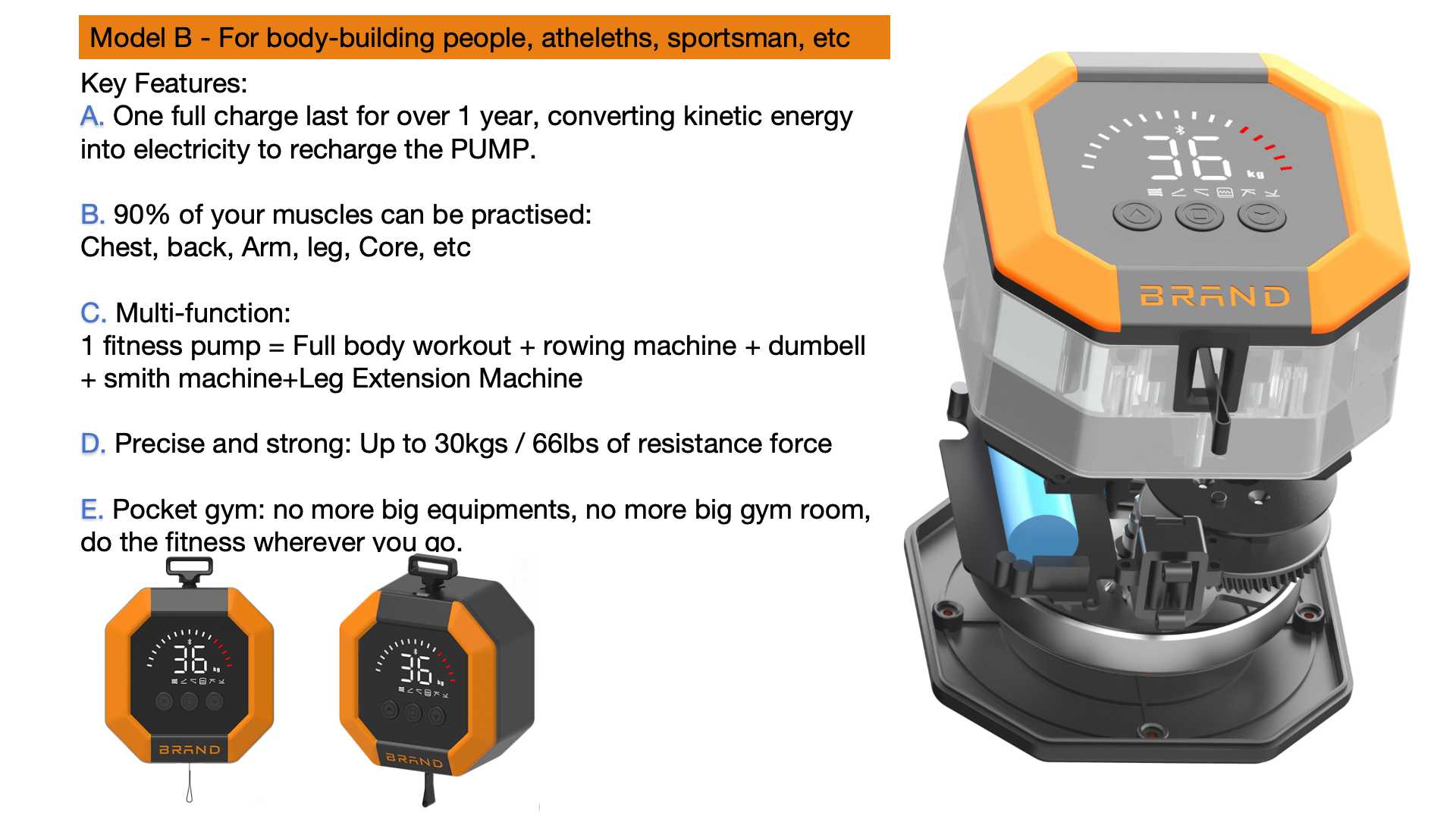 Pocket Electric Smart Power Pu - Home Gym Total Fitness ulasan dan harga