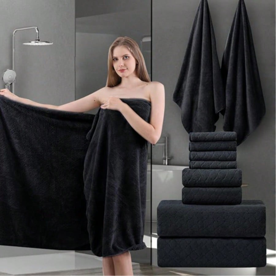 Oversized Bath Towel Set Luxur - Home Gym Set ulasan dan harga