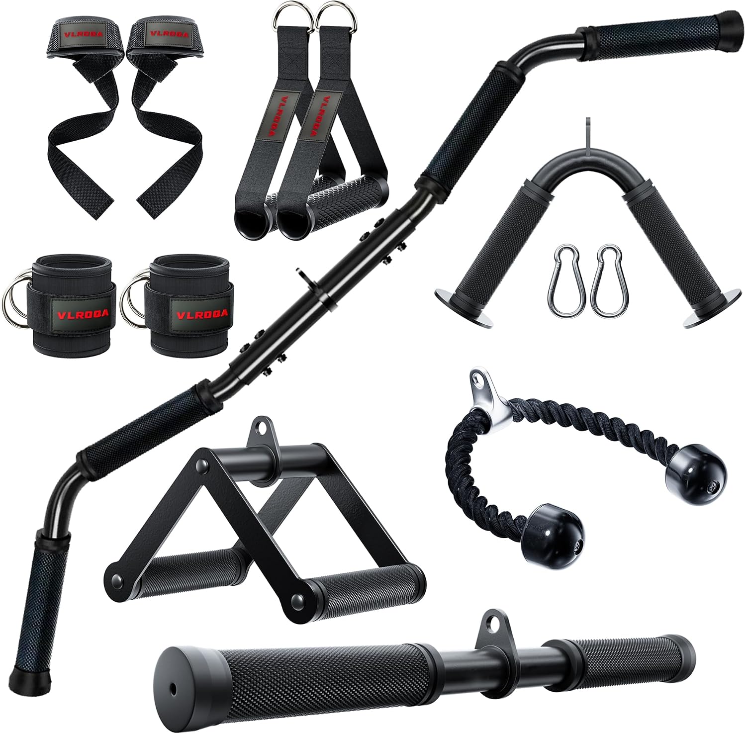 Home Gym Cable Attachments Set - Home Gym Set ulasan dan harga