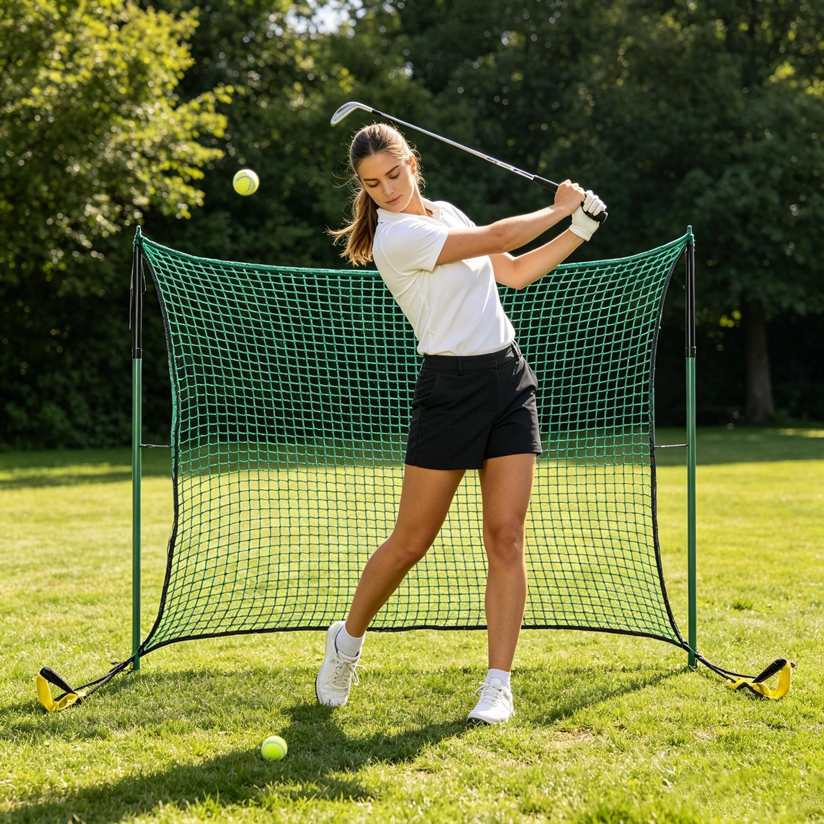 Golf Hitting Net Outdoor Train - Home Gym Women ulasan dan harga