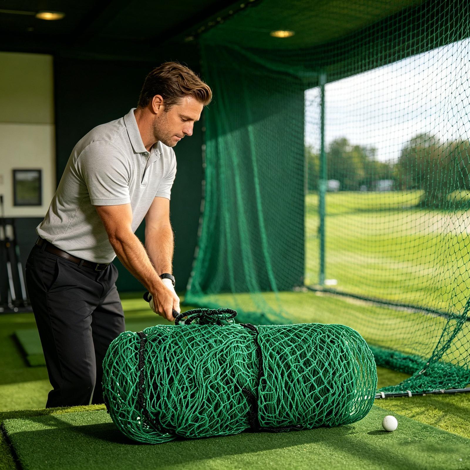 Golf Hitting Net Outdoor Train - Home Gym Women ulasan dan harga