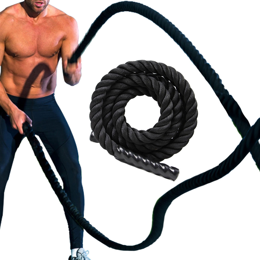 Poly Dacron Battle Rope Home G - Home Gym Workout ulasan dan harga