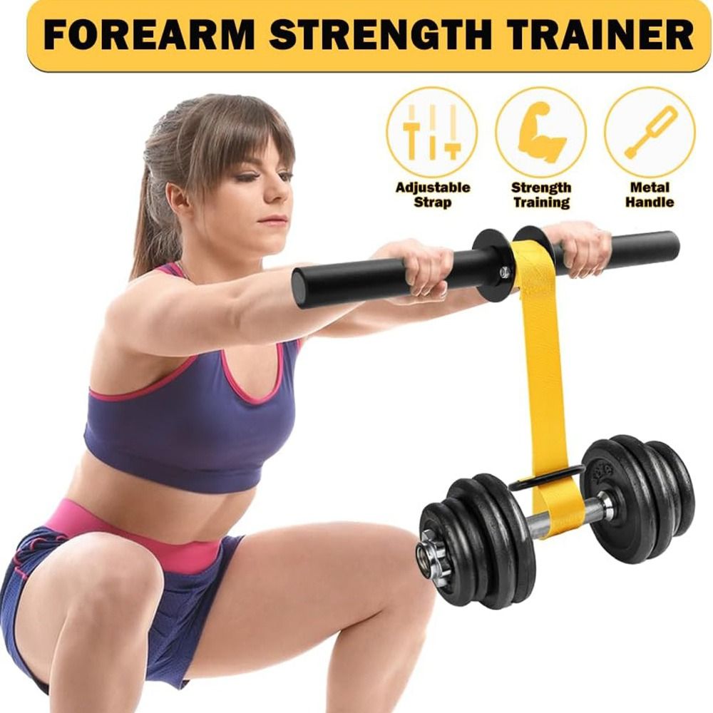 Adjustable Resistance Forearm  - Wrist Roller Forearm ulasan dan harga