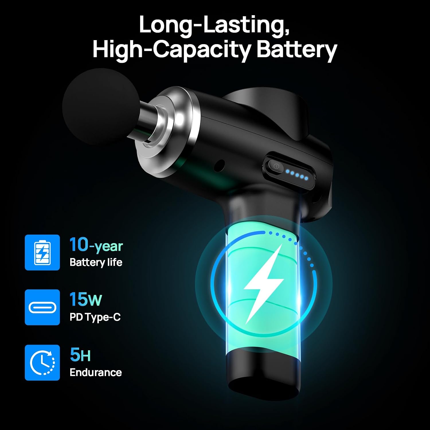 Percussion Massage Gun Deep Ti - Home Gym Women ulasan dan harga