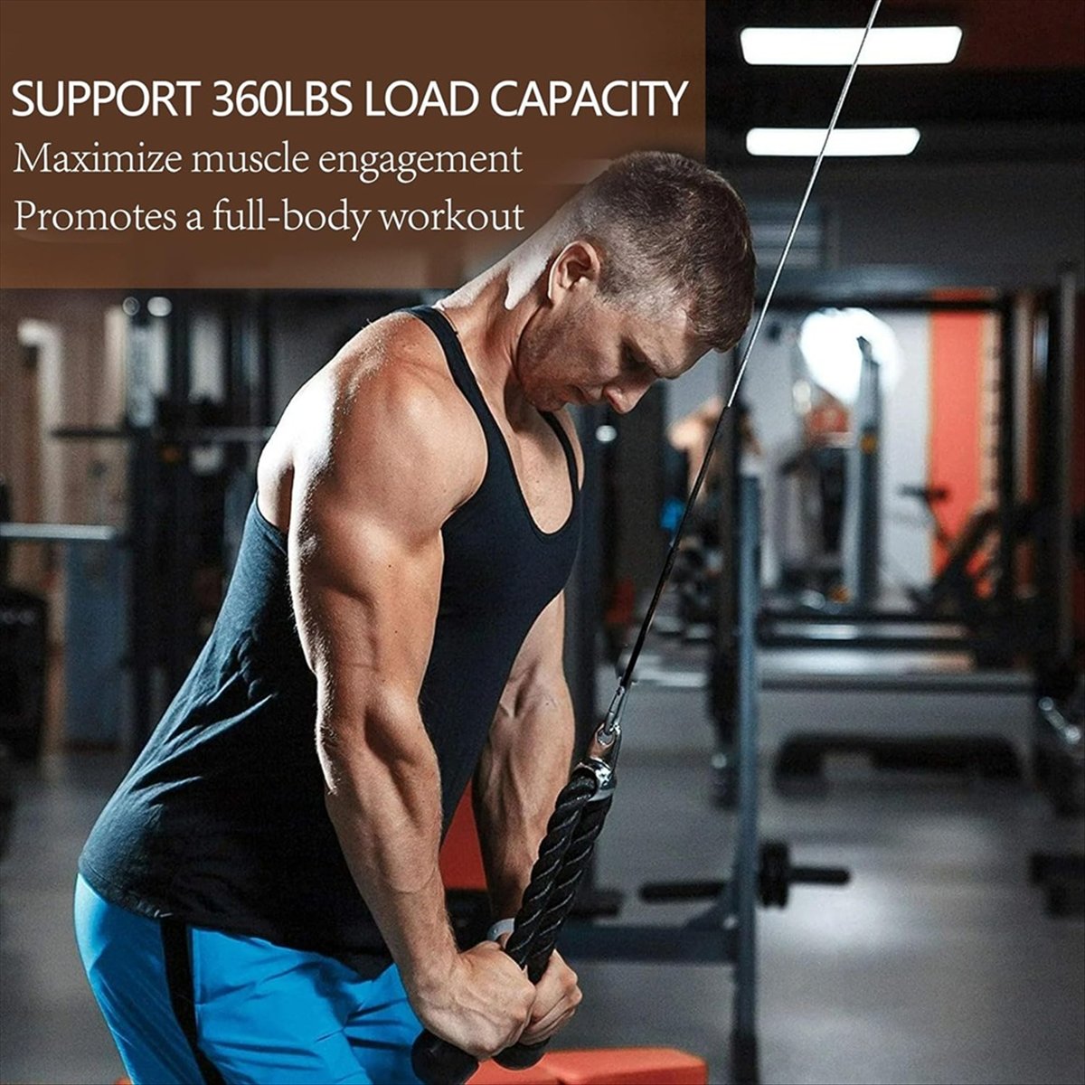 ABPF 4 Pcs Gym Cable Extension - Home Gym Cable Machine ulasan dan harga