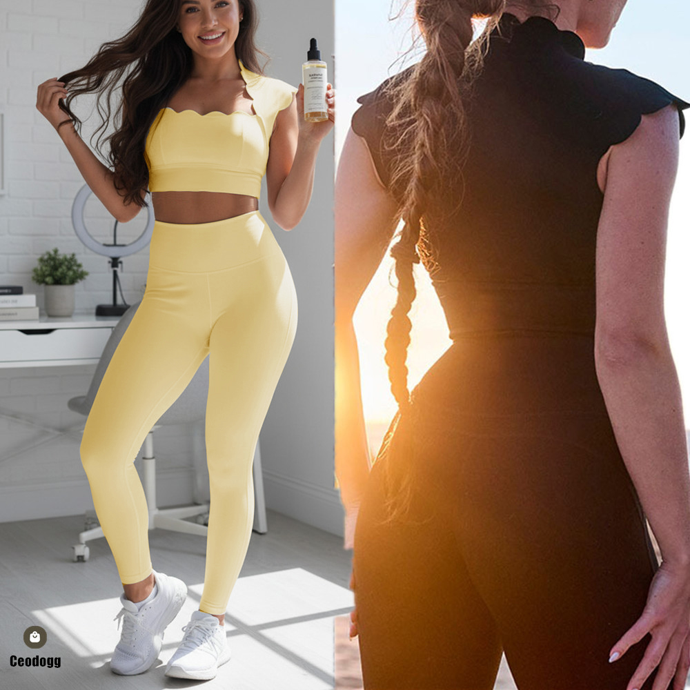 Pad Wavy Women Sports Vest Yog - Home Gym Women ulasan dan harga
