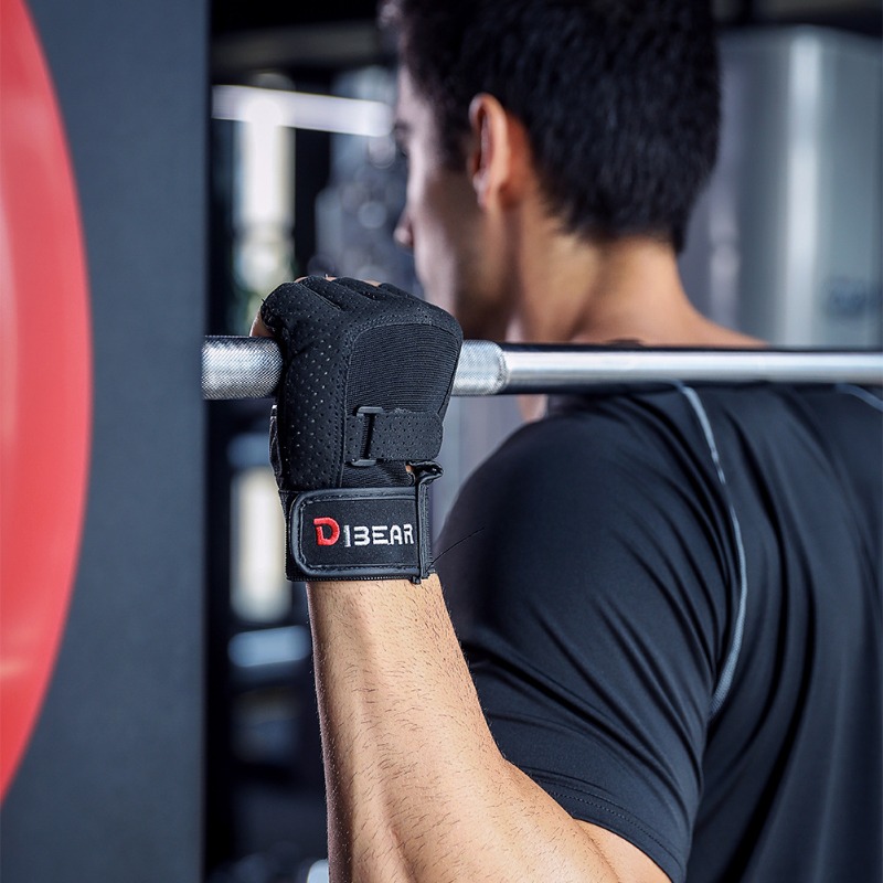 Bodybuilding Gym Gloves Powerl - Home Gym Yoga ulasan dan harga